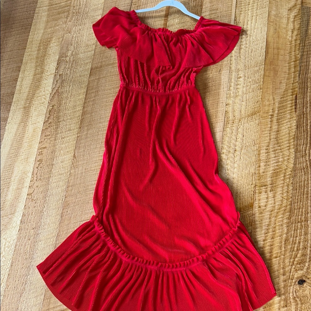 The Fifth Label Vibrant Red Maxi Dress